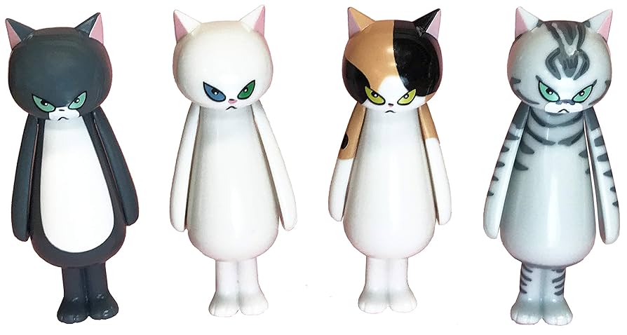 Amazon | Action Toys にゃにゃにゃにゃ～ず Aセット 各全高約